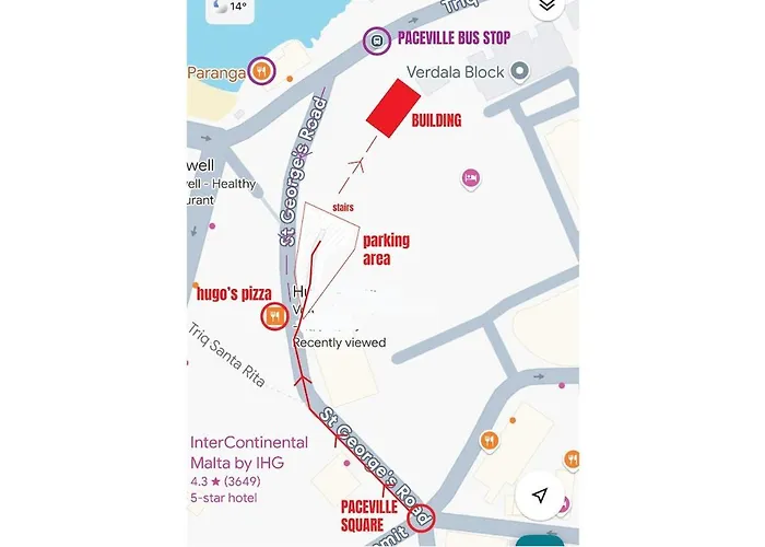 Flat In St Julians Sea View Saint Julian's