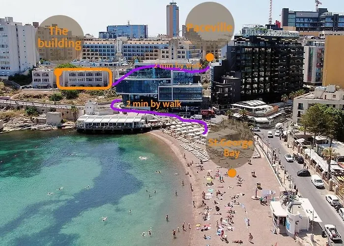 Flat In St Julians Sea View アパート